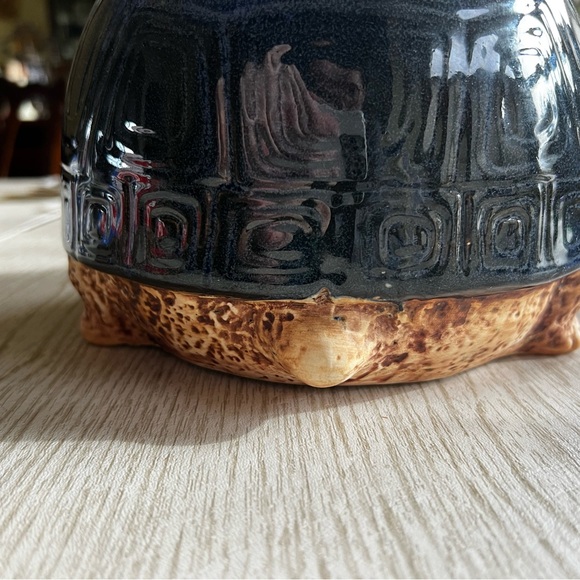 Vintage Blue Turtle Tortoise Outdoor Decor Lawn Piece - Picture 9 of 14